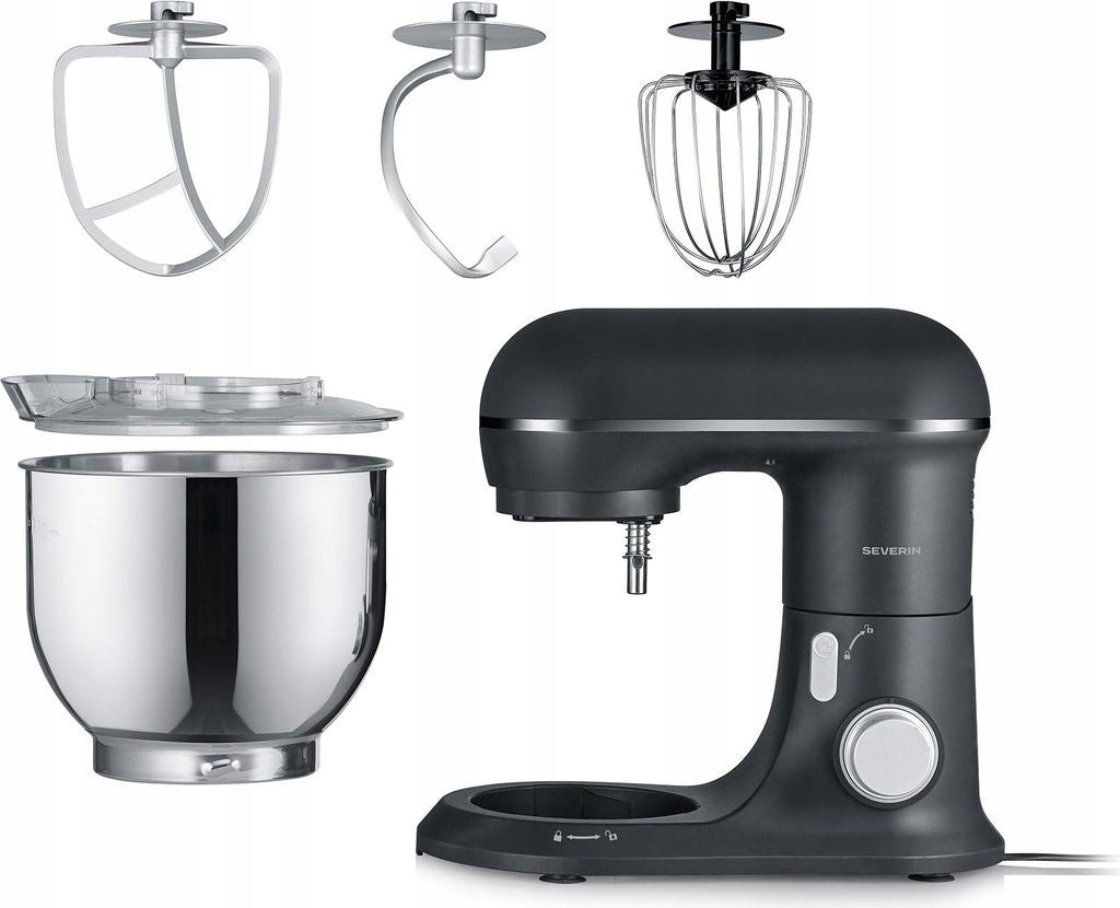SEVERIN KM 3899 1200 W silver/grey multifunctional food processor Brand Severin