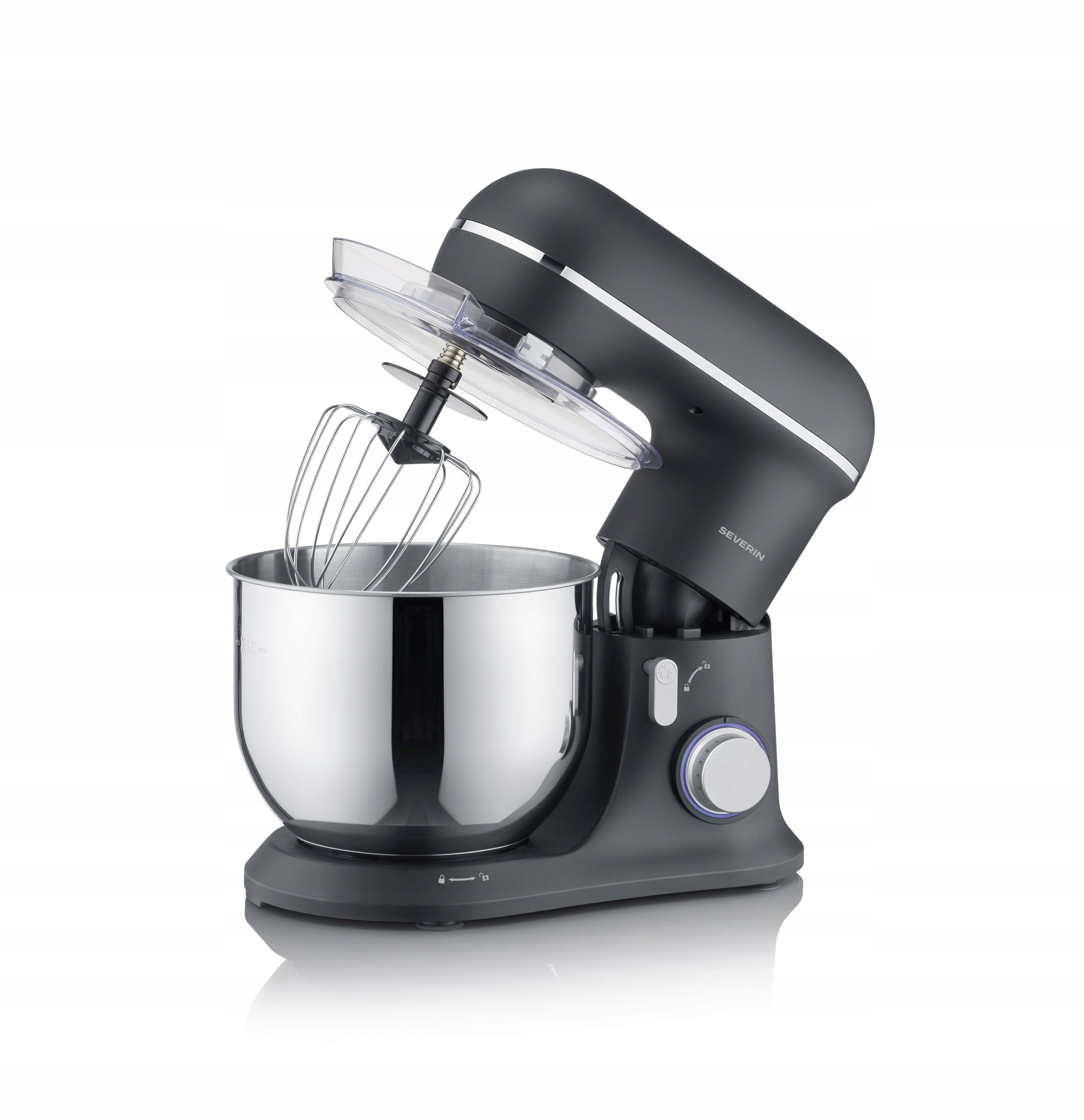 SEVERIN KM 3899 1200 W silver/grey multifunctional food processor Power rating 1200 W
