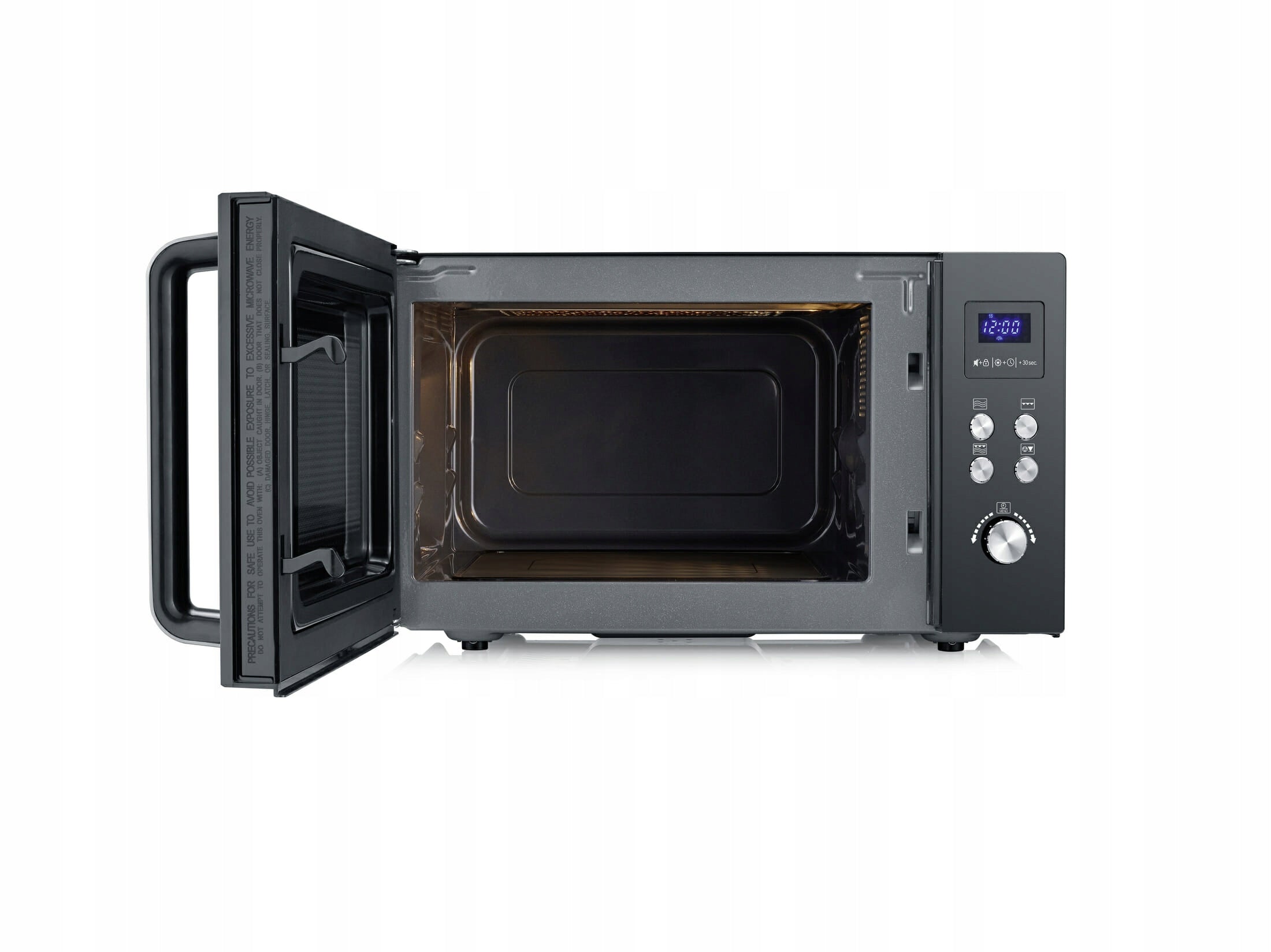 SEVERIN MW 7763 Freestanding Microwave 2in1 900W GRILL 25l Black EAN (GTIN) 4008146037610