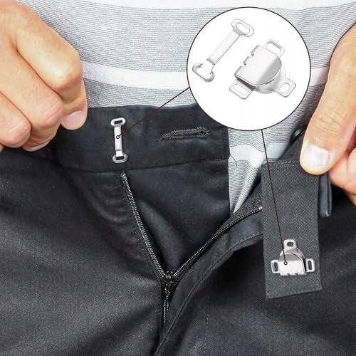SEWING HOOKS METAL BLACK SILVER CLASPS PANTS DRESS metal Manufacturer code Bez marki