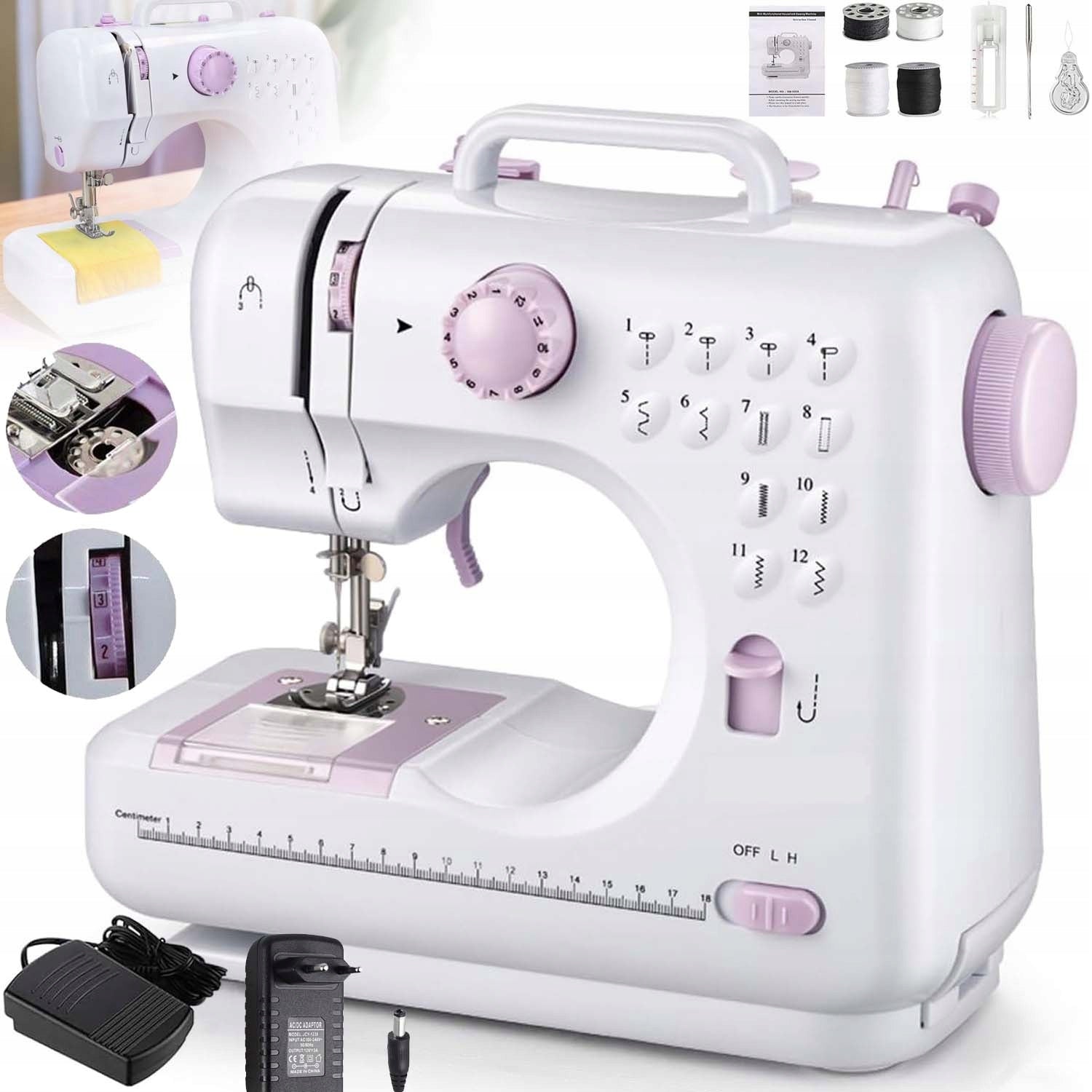 SEWING MACHINE FOR CHILDREN EASY SEMI-AUTOMATIC SPEED CONTROL