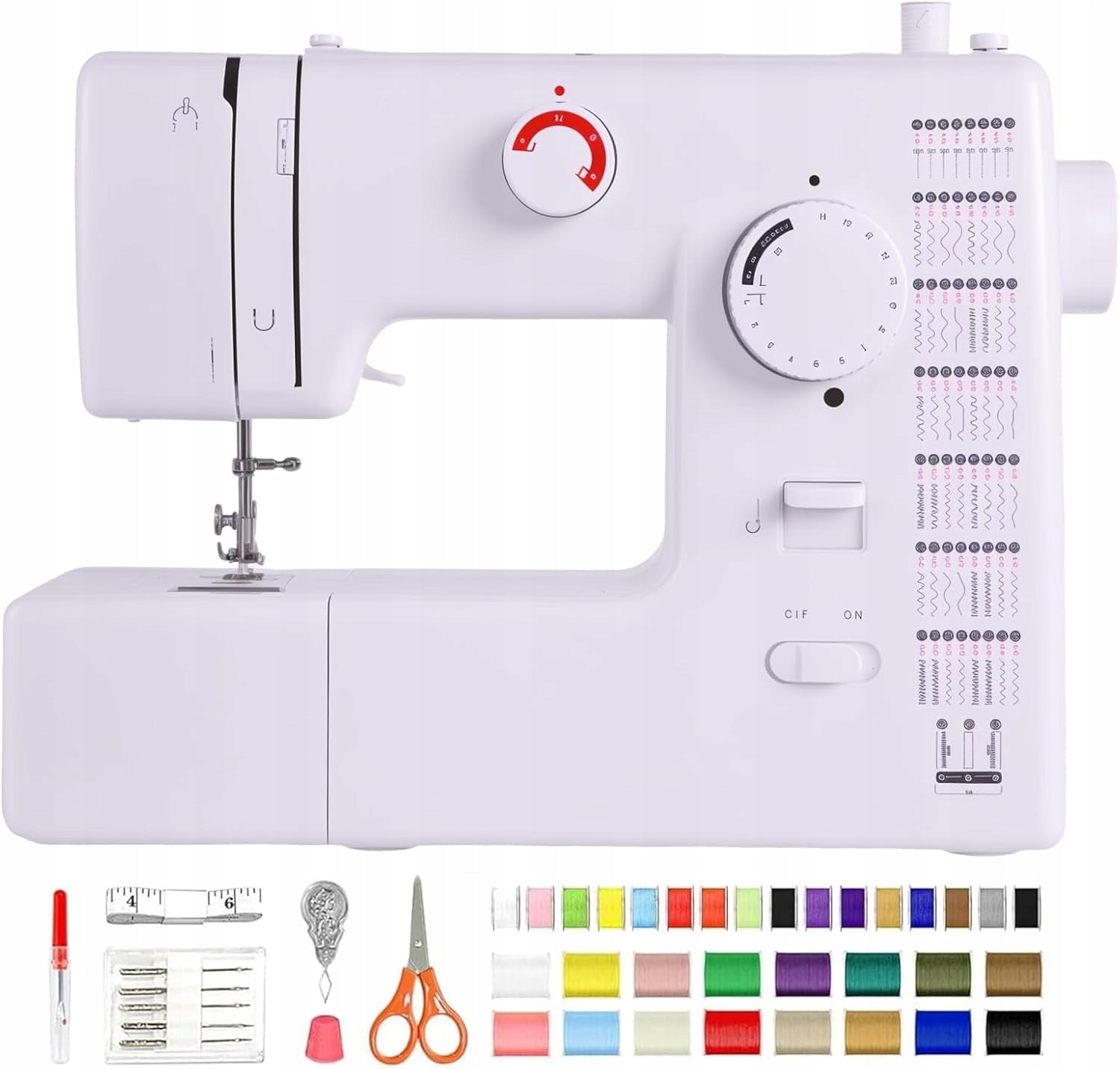 SEWING MACHINE HOME MECHANICAL SOLID 59 PROGRAMS FHSM-705+FREEBIES