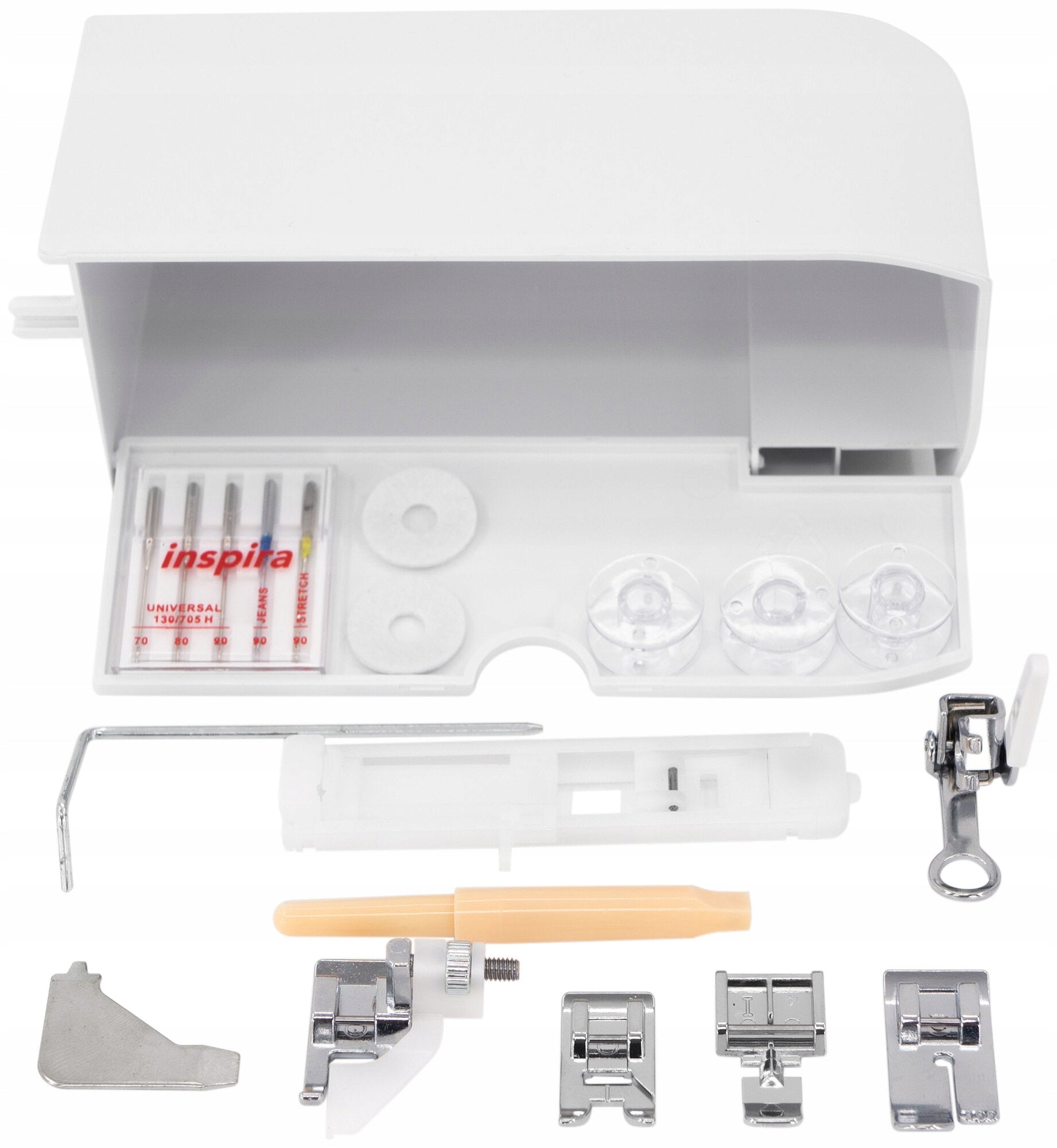 SEWING MACHINE HUSQVARNA VIKING E 20 + EQUIPMENT 32 PROGRAMS Hook swing