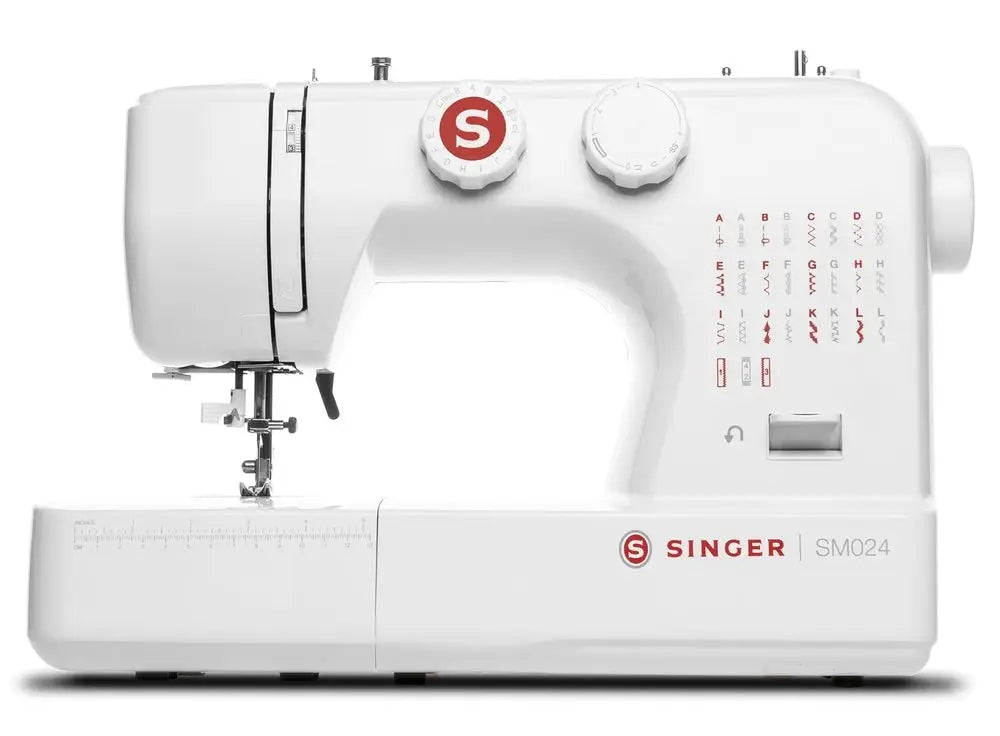 SEWING MACHINE SINGER SM024 SEWING MACHING WHITE & RED Product weight with unit packaging 7.1 kg