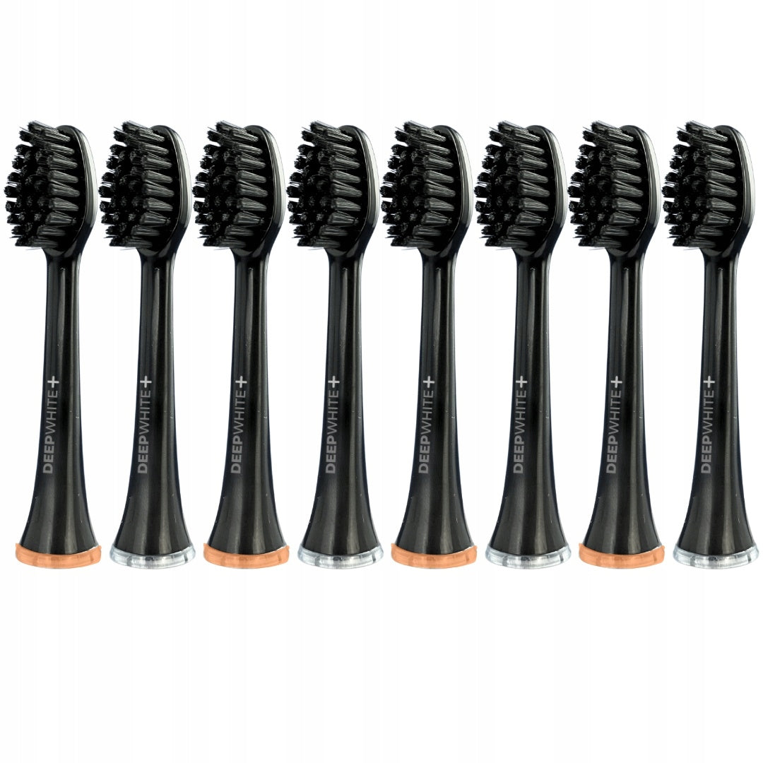 SEYSSO Carbon Basic Professional Toothbrush Tips Black Replacement
