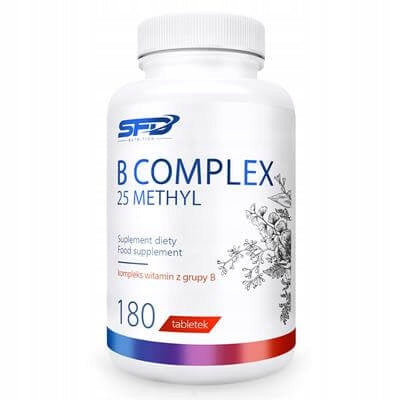 SFD B COMPLEX 25 METHYL 180TAB FATIGUE STRESS NERVES SKIN HEART HEALTH