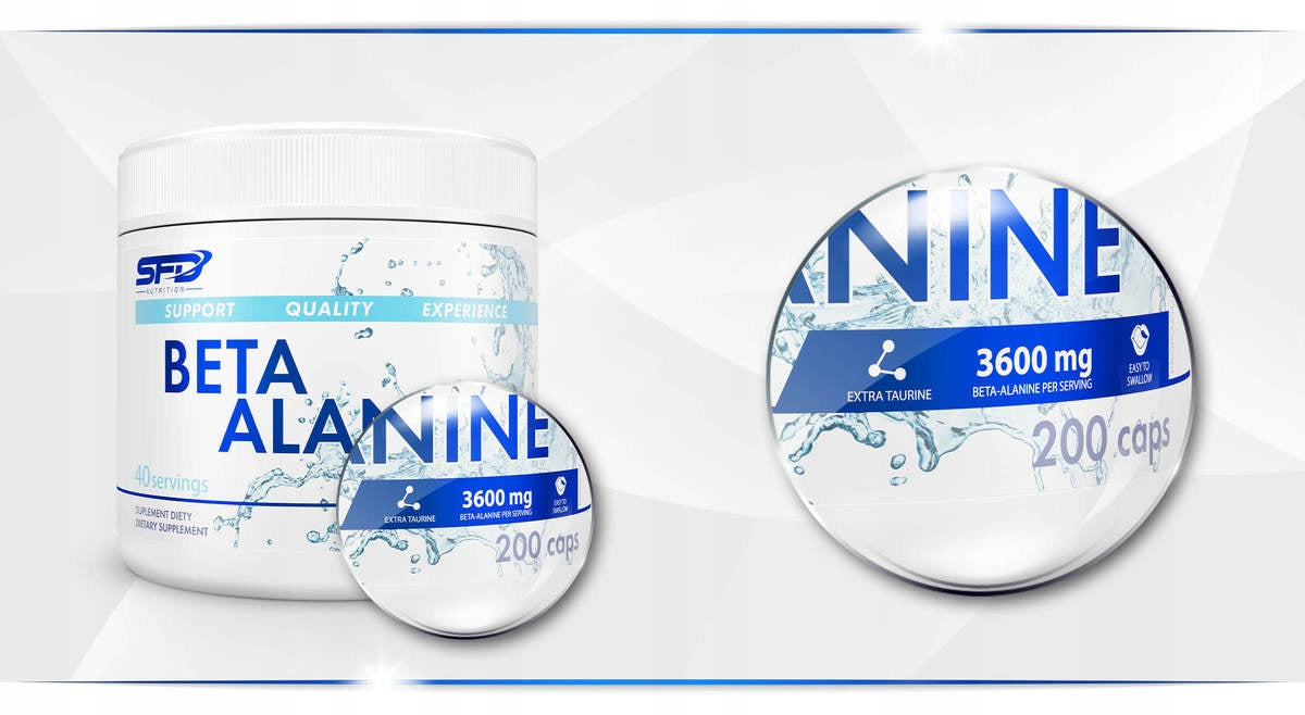SFD BETA ALANINE 200CAPS ALANINE STRENGTH AMINO ACIDS ENERGY PRE-WORKOUT Expiration date at least 1 month from the date of purchase