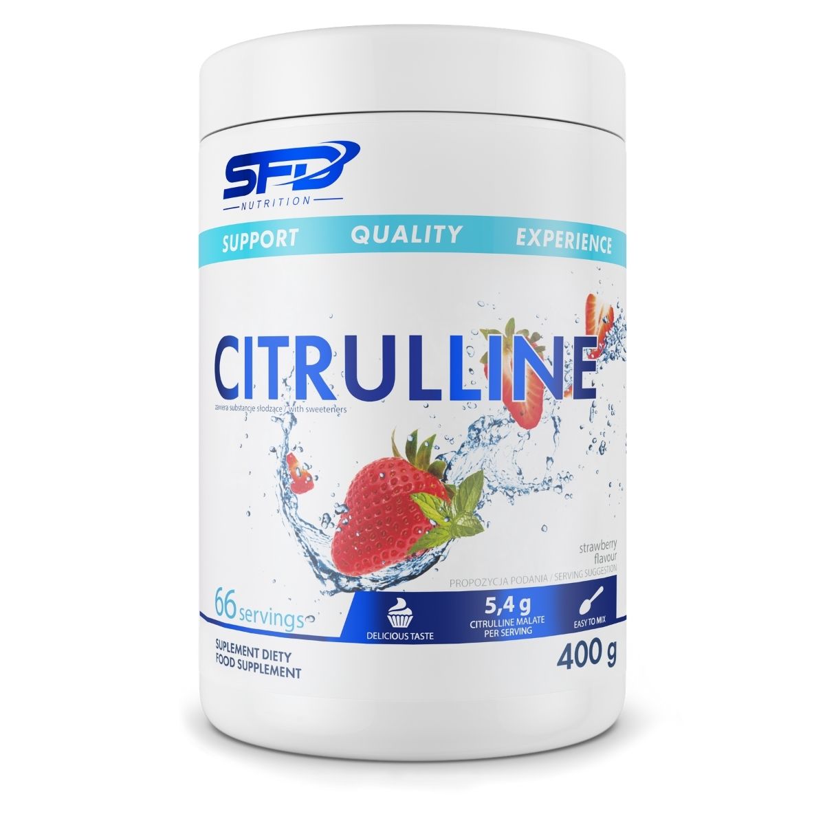 SFD CITRULLINE 400g CITRULLINE MALATE CITRULLINE STIMULATION MUSCLE ENERGY