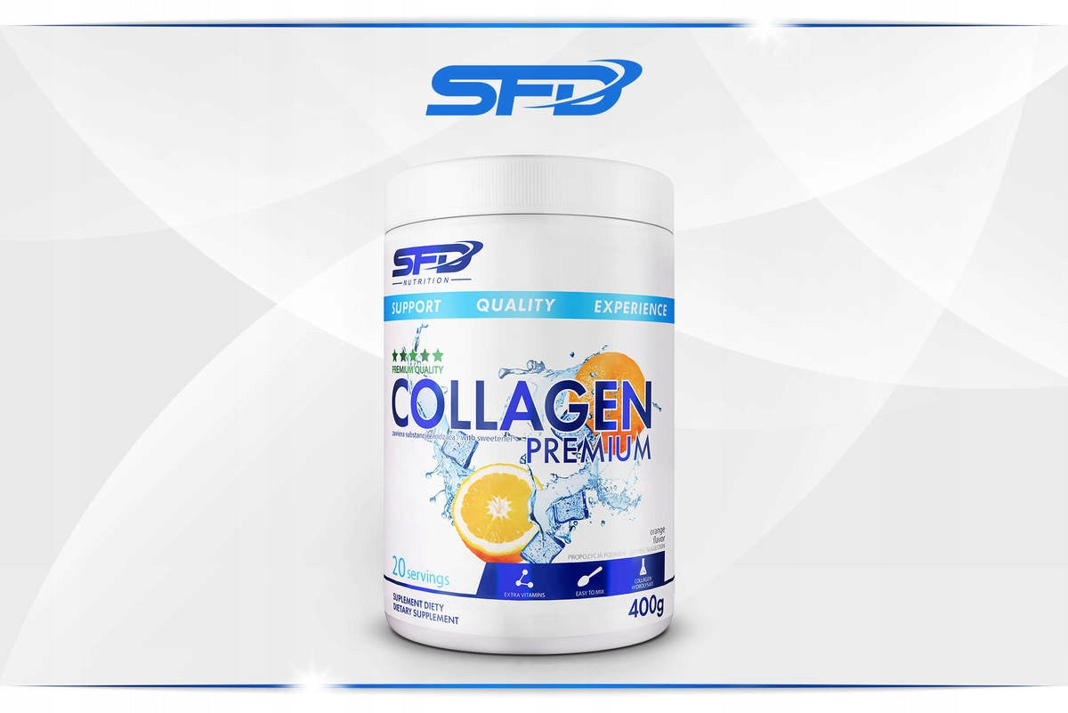SFD COLLAGEN PREMIUM 400G ORANGE COLLAGEN HAIR SKIN JOINTS MUSCLES Brand SFD
