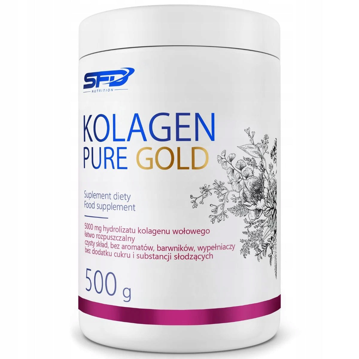 SFD COLLAGEN PURE GOLD 500G COLLAGEN FOR JOINTS BONES NAILS SKIN HAIR