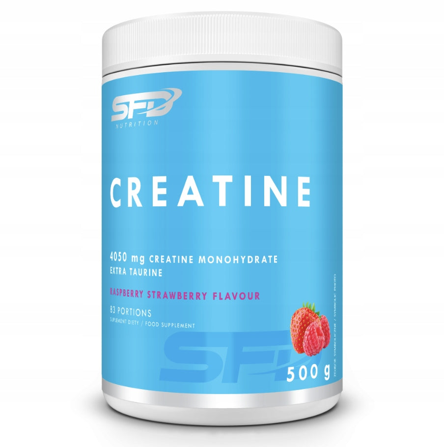 SFD CREATINE 500g STRAWBERRY-RASPBERRY CREATINE STRENGTH STIMULATION ENERGY