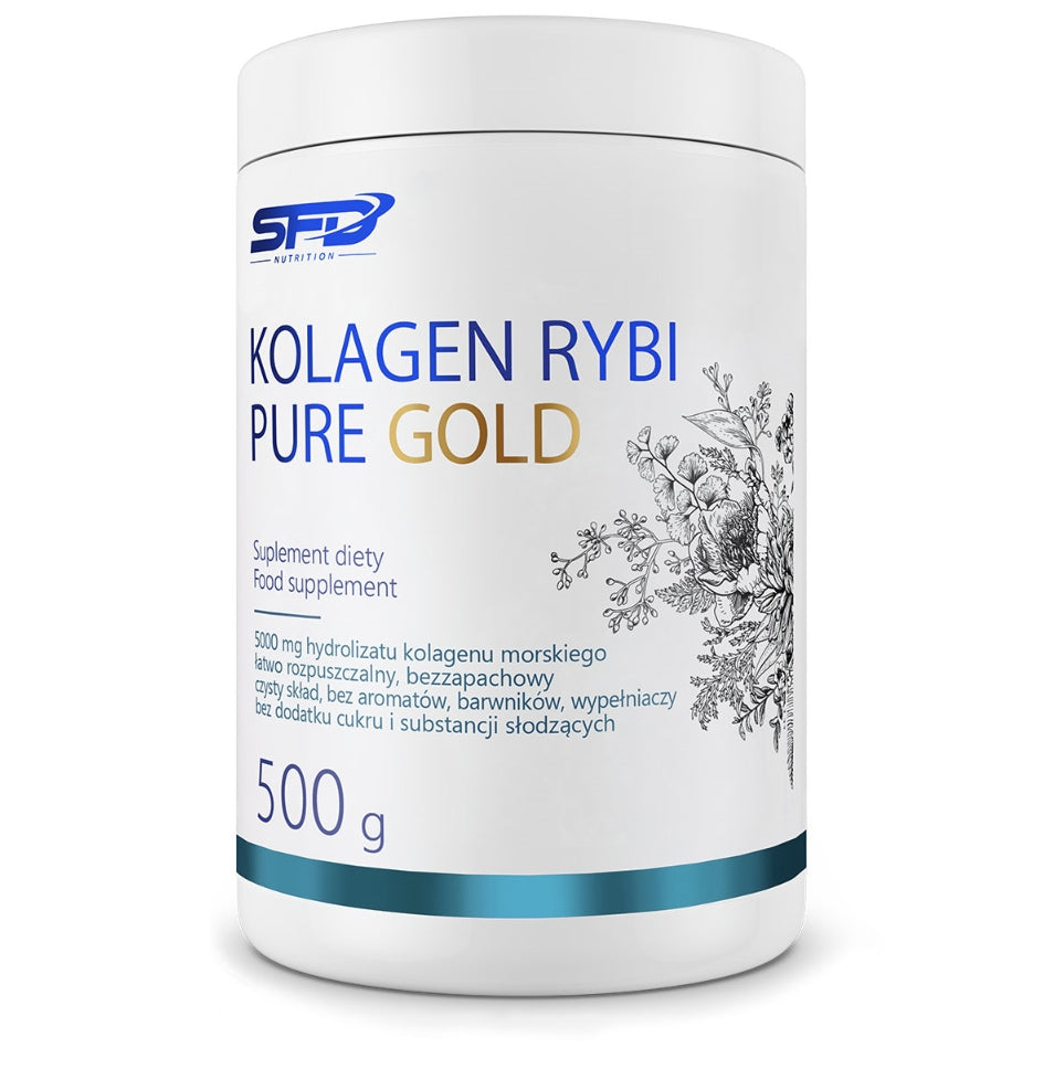 SFD FISH COLLAGEN PURE GOLD 500G JOINTS BONES SKIN COLLAGEN VEGGIE NAILS
