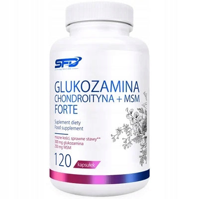 SFD GLUCOSAMINE CHONDROITIN MSM FORTE 120CAPS VITAMIN C FOR JOINTS BONES