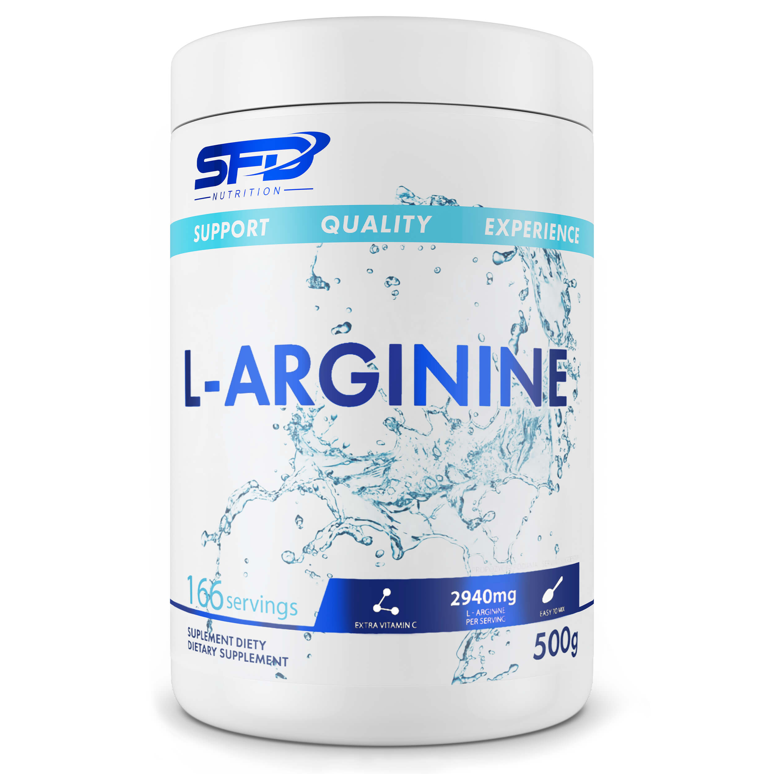 SFD L-ARGININE 500g AMINO ACIDS STRENGTH AAKG ARGININE ENDURANCE STIMULATION