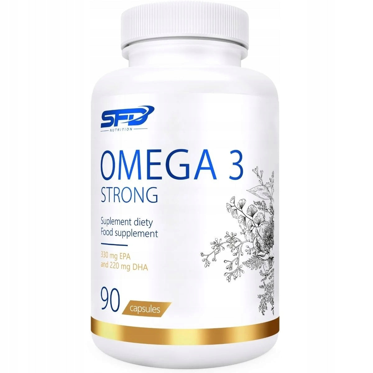 SFD OMEGA 3 STRONG 90 CAPSULES 330 EPA + 220 DHA + VITAMIN E VISION HEART