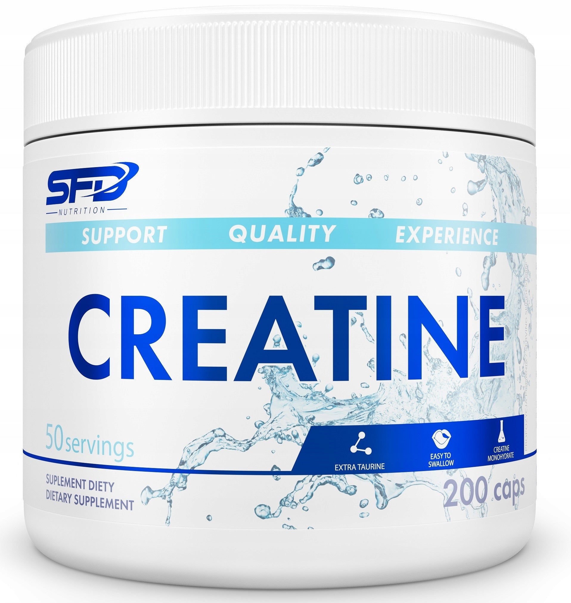 SFD PURE CREATINE 200 KAP CREATINE MONOHYDRATE MUSCLE STRENGTH MASS