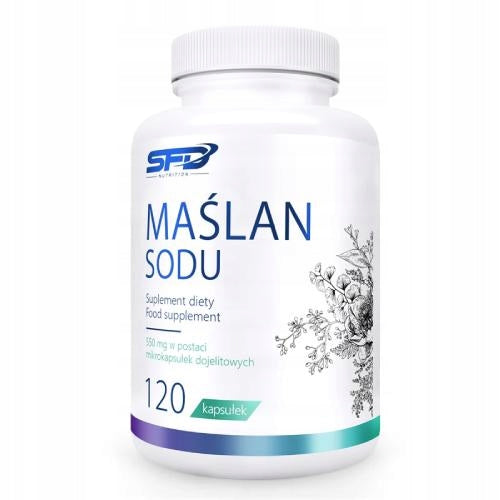 SFD SODIUM BUTYRATE 550 mg 120 capsules BUTYRIC ACID DIGESTIVE SYSTEM DIGESTION