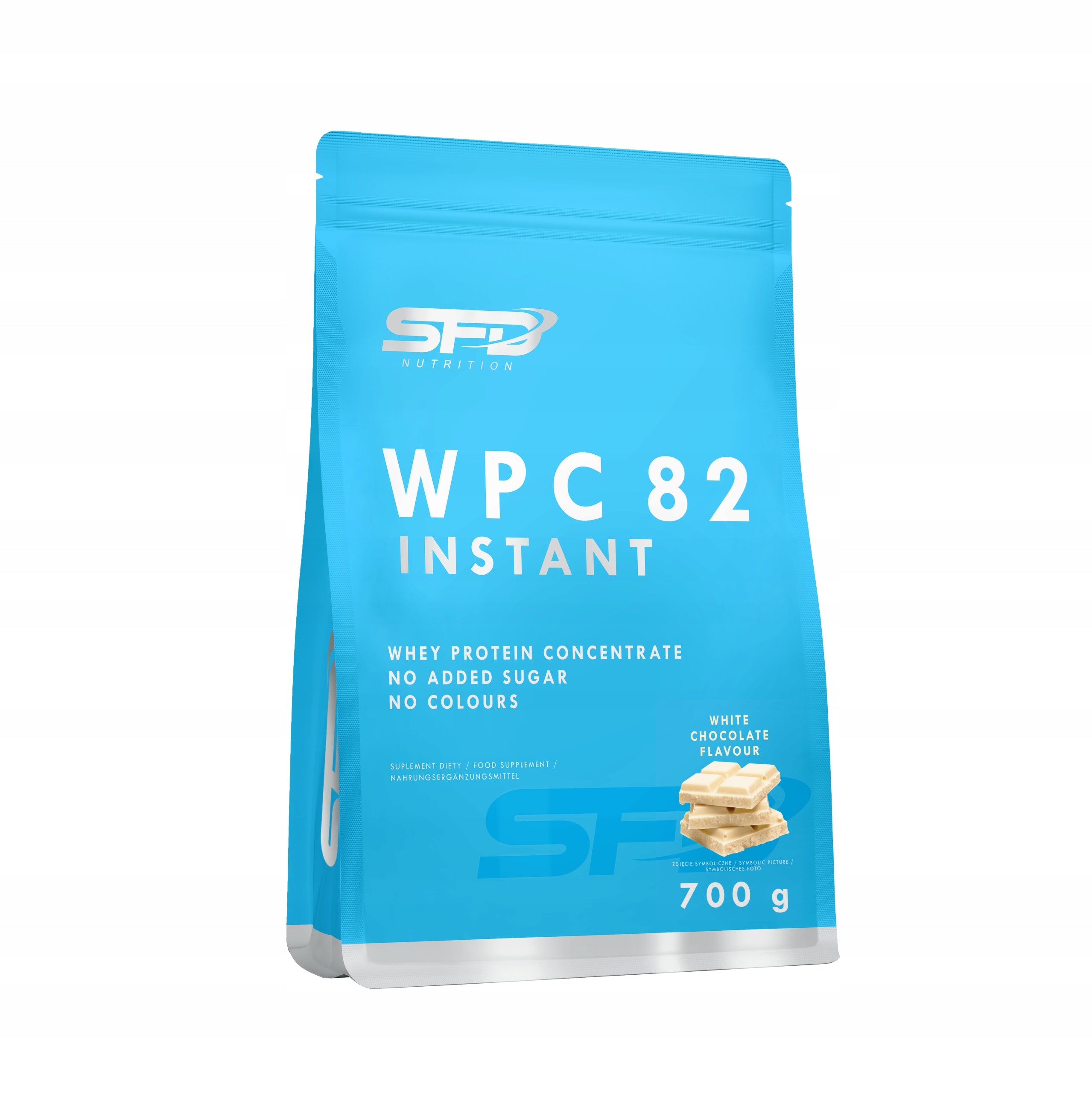 SFD WPC 82 INSTANT 700g WHITE CHOCOLATE CONCENTRATE WHEY PROTEIN