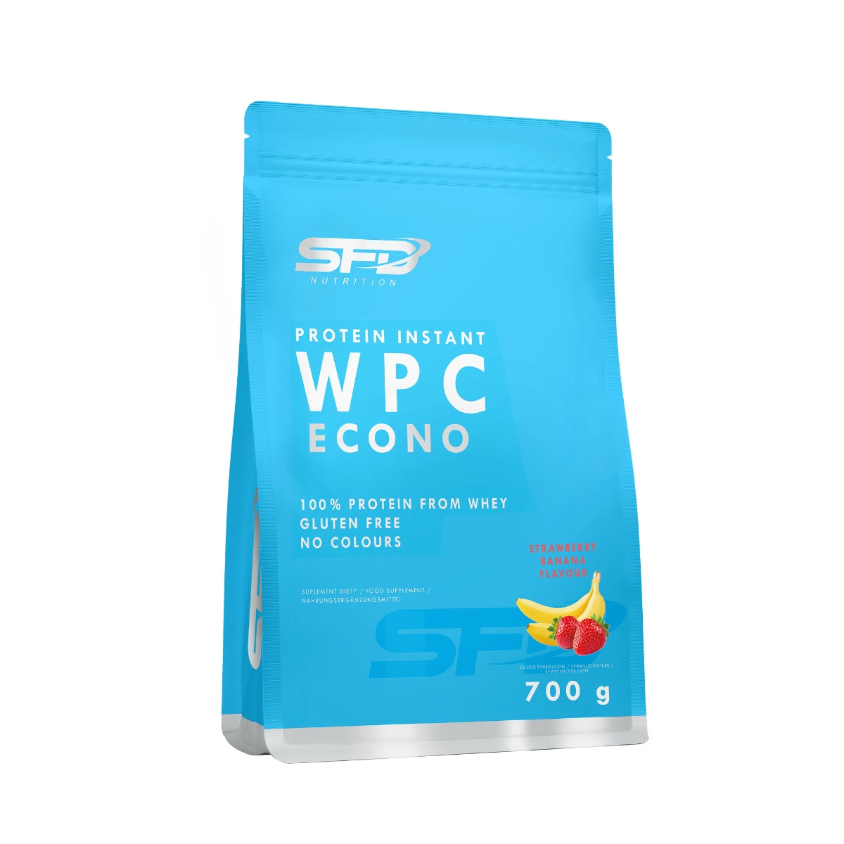 SFD WPC PROTEIN ECONO 700g STRAWBERRY BANANA WHEY MUSCLES REGENERATION