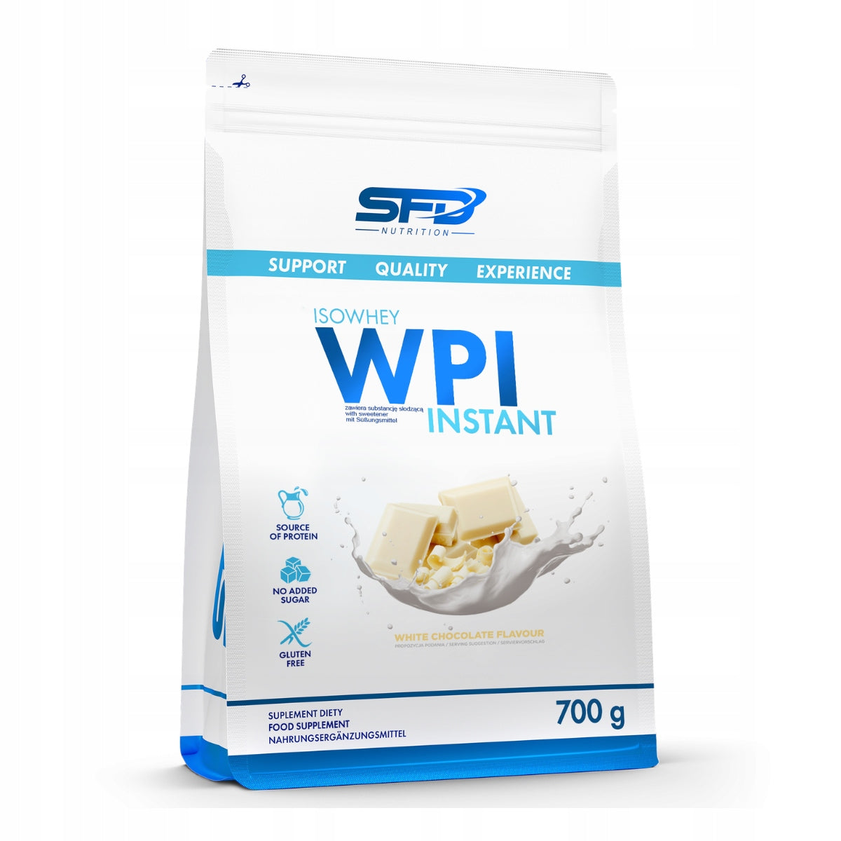 SFD WPI ISOWHEY INSTANT 700g PROTEIN ISOLATE MUSCLE WHITE CHOCOLATE