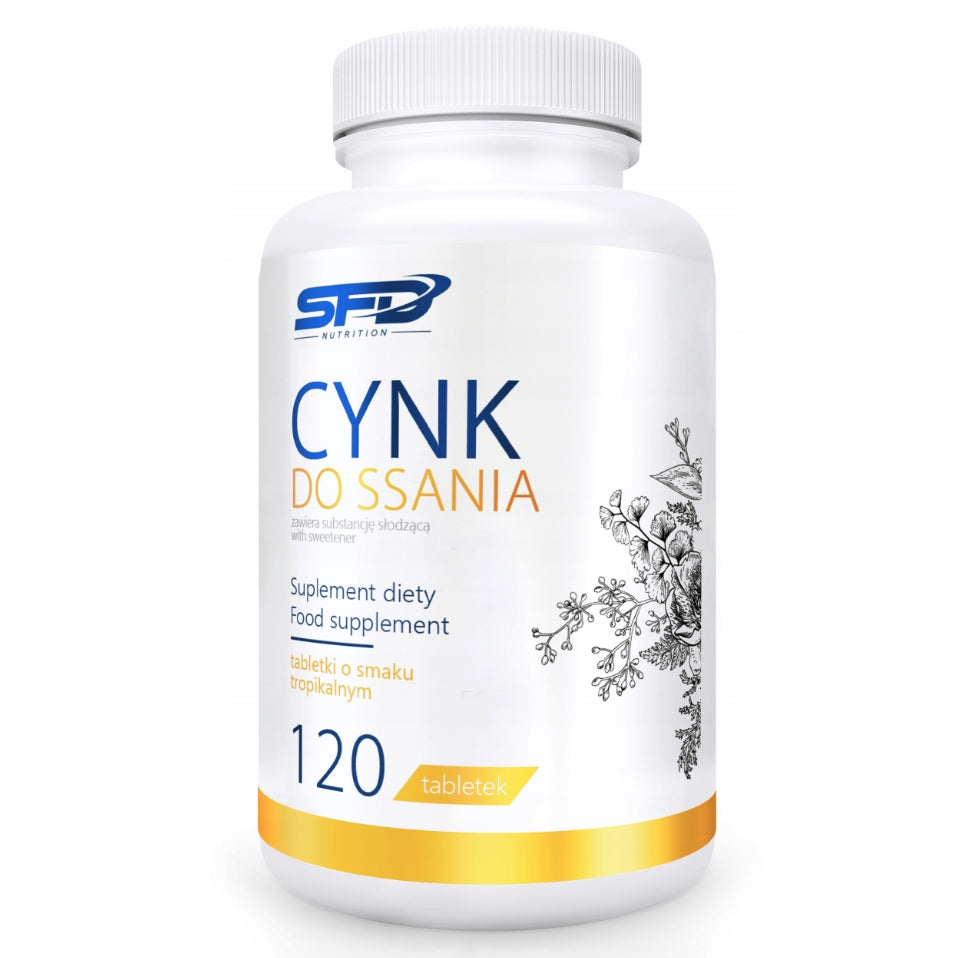 SFD ZINC FOR SUCKING 120 TABLETS ZINC CITRATE SKIN BONE HAIR IMMUNITY