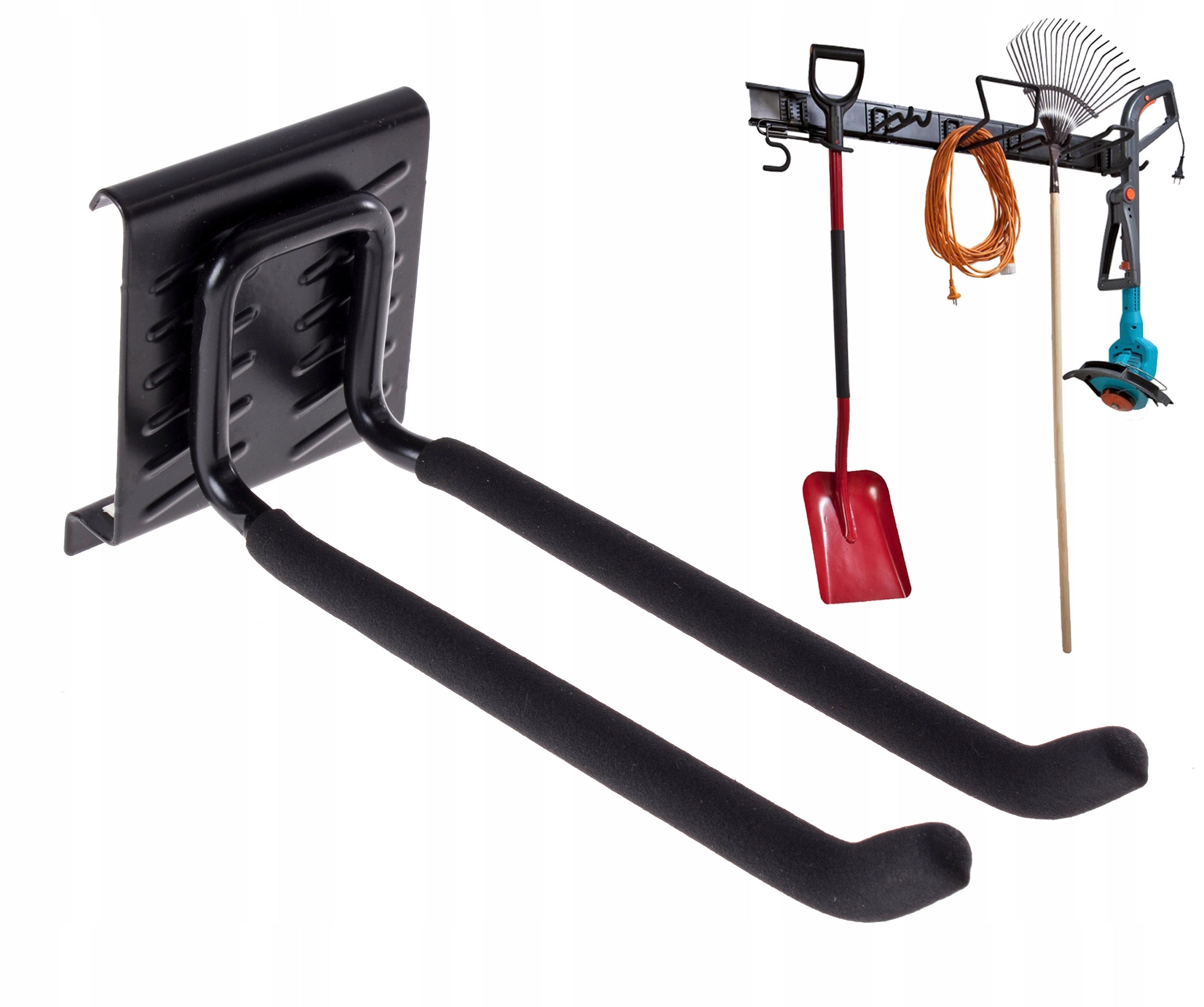SGH4 GARAGE HOOK GOLIATH HOLDER WALL HANGER TOOLS CABLES 220X75MM