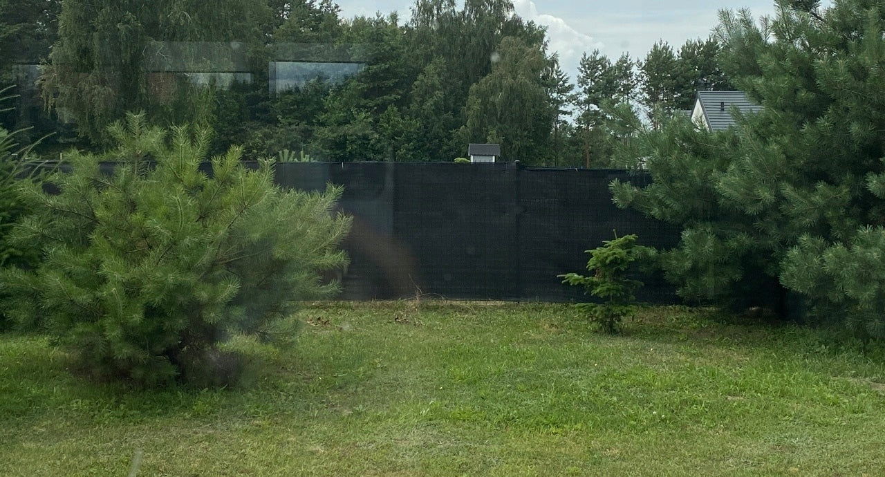 SHADING MESH 1,5x25m BLACK 90% MASKING UV FENCE COVER Length 25 m