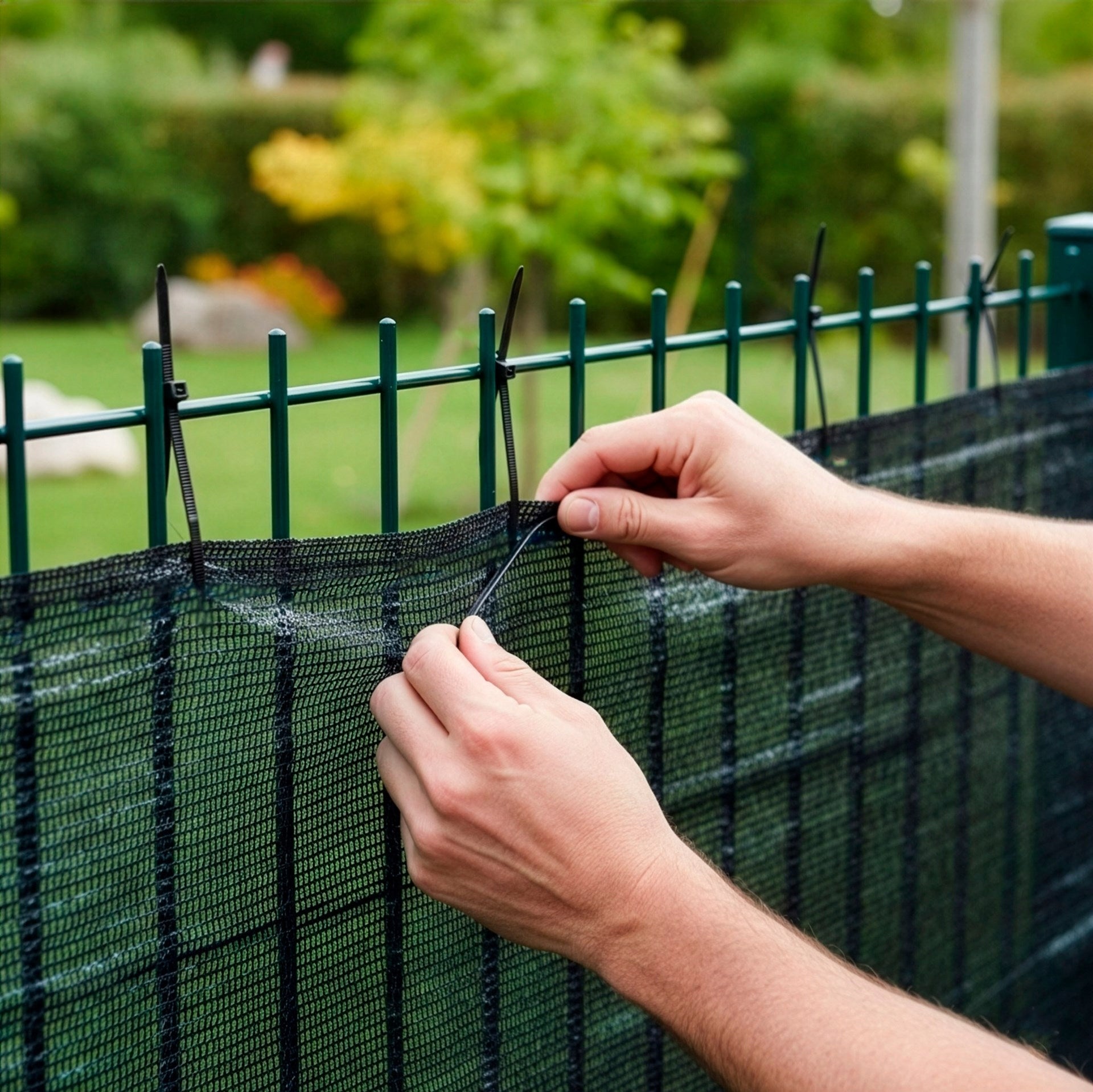 SHADING MESH MASKING COVER 1,5x10m FENCE COVER 90% + UV Height 1.5 m