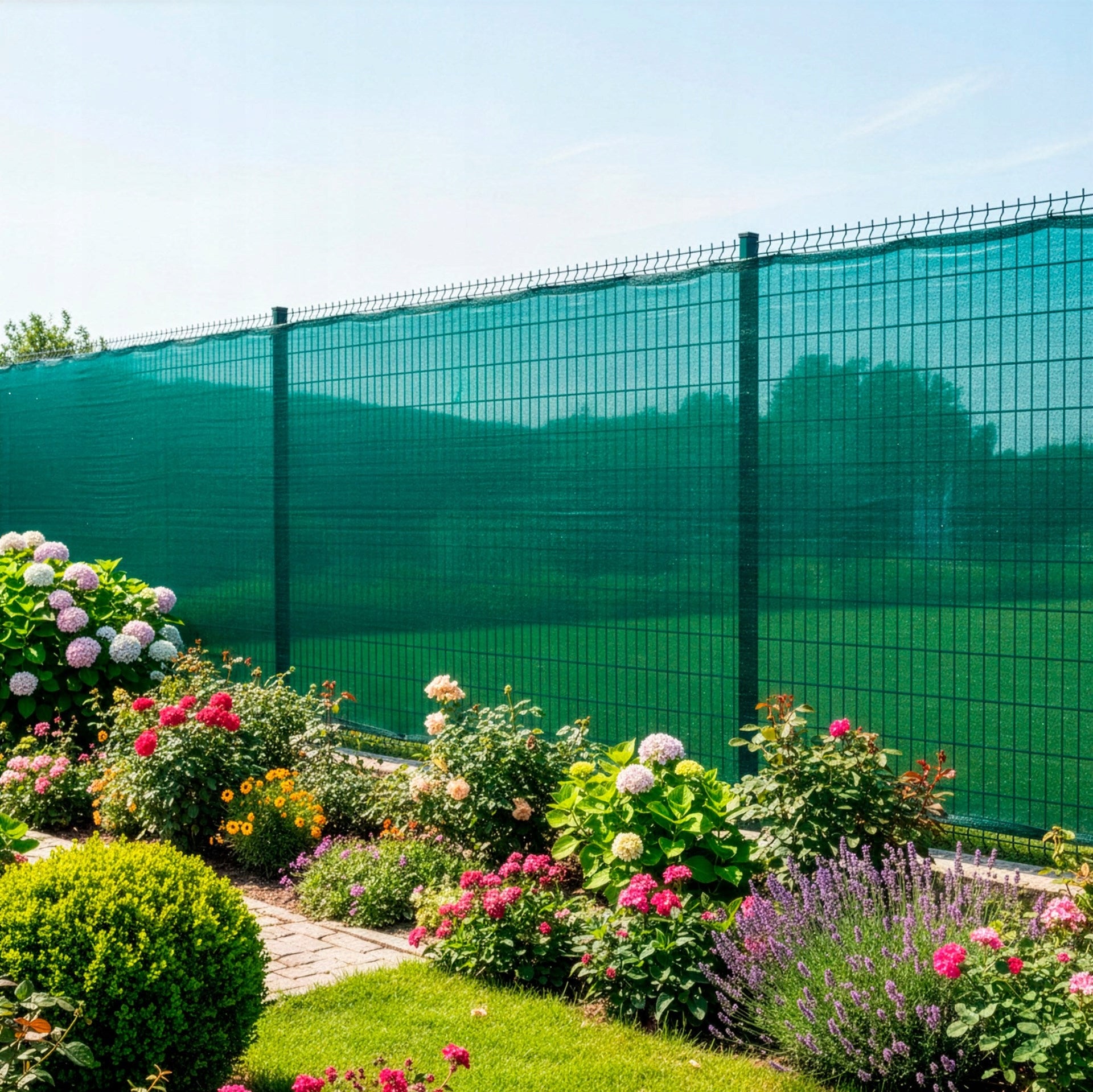 SHADING MESH MASKING COVER 1,5x10m FENCE COVER 90% + UV Kind mesh