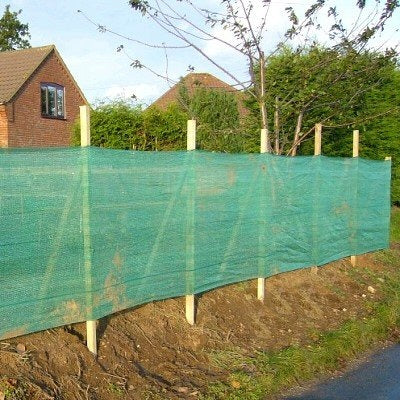 SHADING MESH MAT FENCE COVER FENCE 1,5x50m 62%+UV BANDS GREEN Shape rectangular