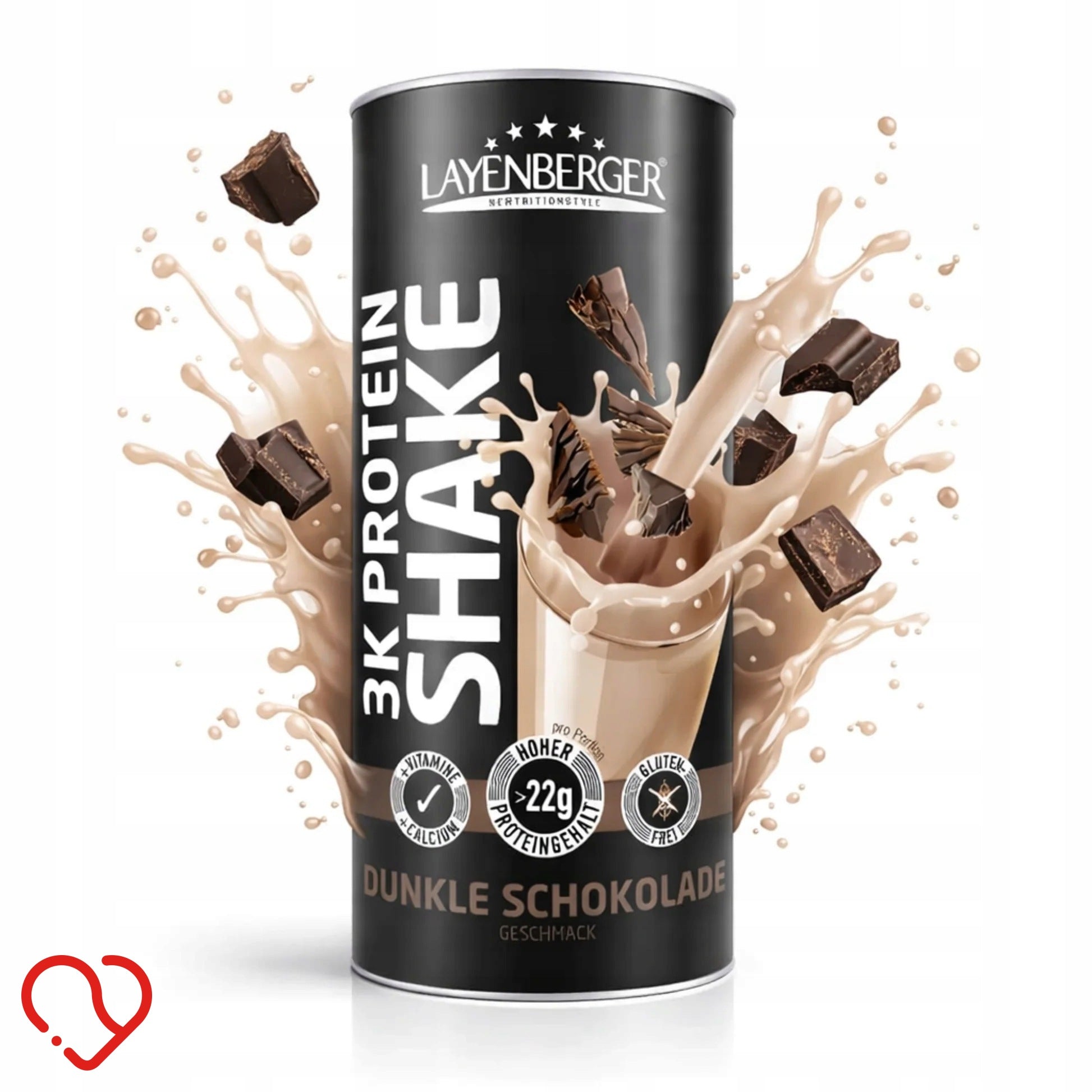 SHAKE DARK CHOCOLATE PROTEIN SUPPLEMENT LAYENBERGER 3K PROTEIN 360G