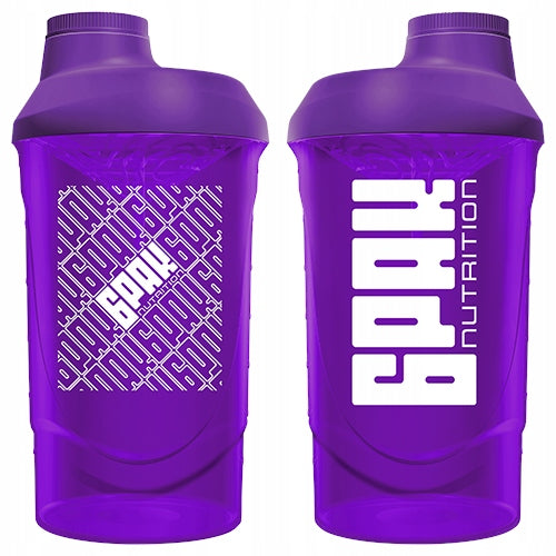 SHAKER 600 ml 6PAK Tight Solid Shaker with Conditioner Protein STRAINER