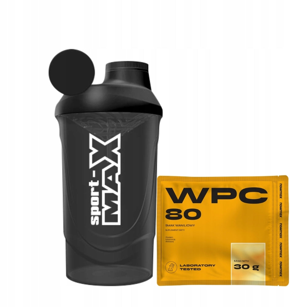 SHAKER BIOTECH SPORT-MAX 600 ml SEALED SHAKER + nowmax WPC 30g SET Manufacturer code 5999100021389