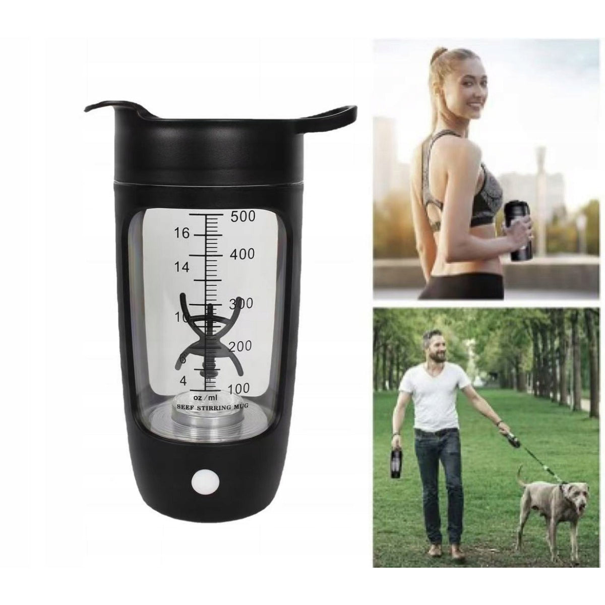SHAKER MIXER FOR COCKTAILS PROTEIN SUPPLEMENTS CUP 600ML ELECTRIC KITCHEN Brand no brand