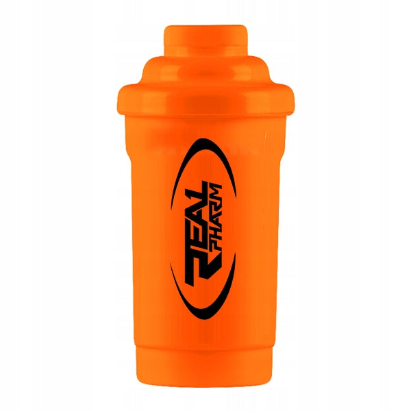 SHAKER sealed for conditioners water bottle ORANGE Real Pharm Shaker 600ml