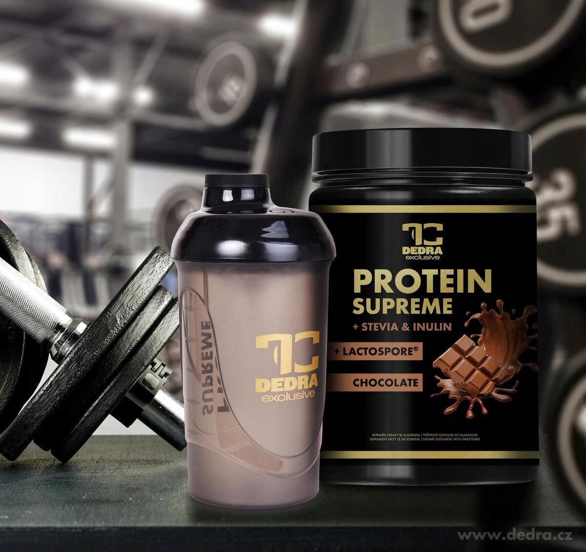 SHAKER | šroubovací víko i náustek na pití + míchací sítko | 600 ml Packaging status original