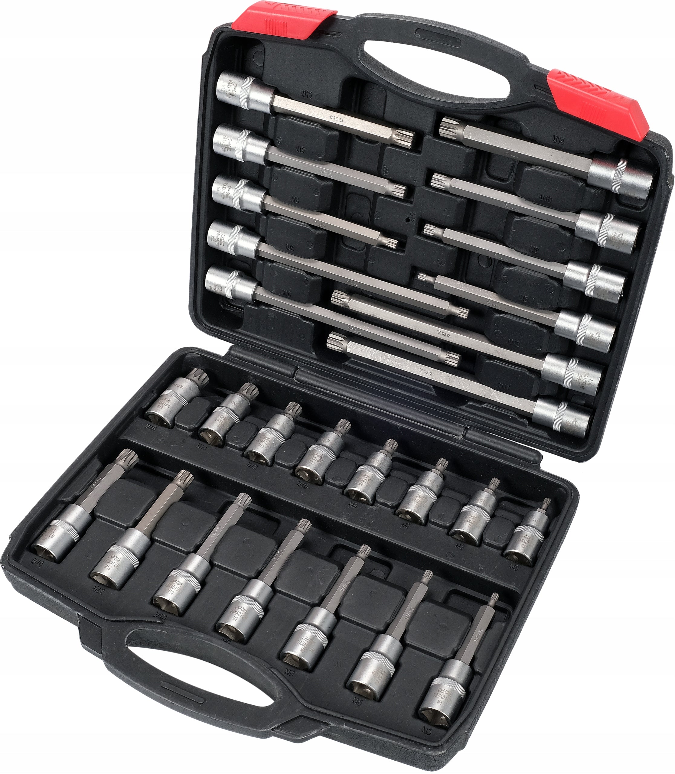 SHANK WRENCHES 1/2'' M5-M16 SPLINE 26 EL. WRENCH SET YATO EAN (GTIN) 5906083071317
