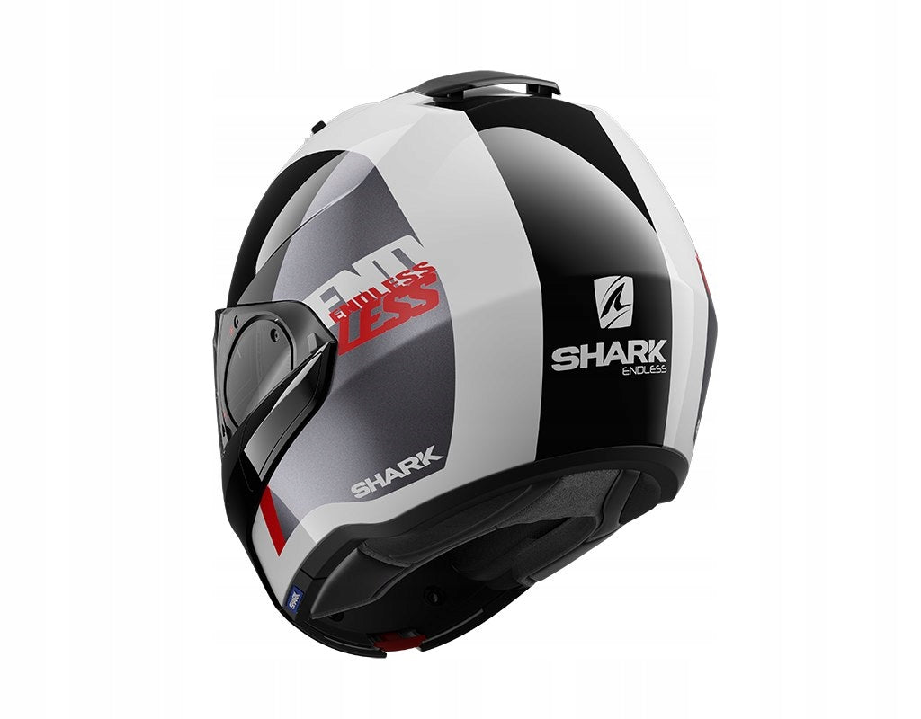 SHARK EVO ES ENDLESS WHITE BLACK RED XS PROMO% Packaging status original