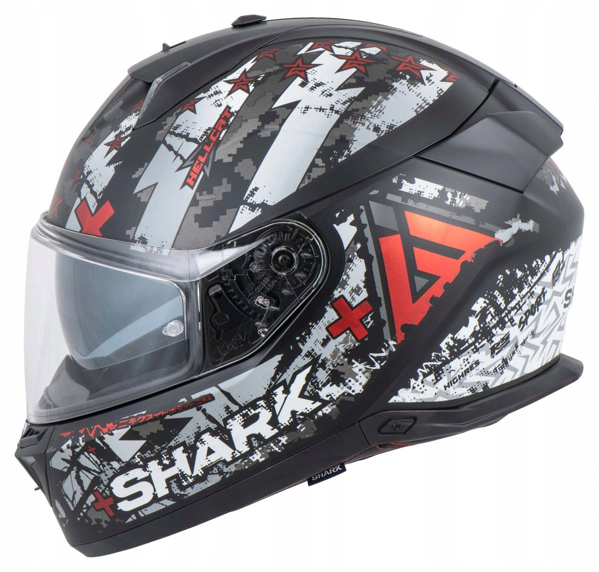 SHARK SKWAL I3 Hellcat Integral Tourist Motorcycle Helmet For City Size L
