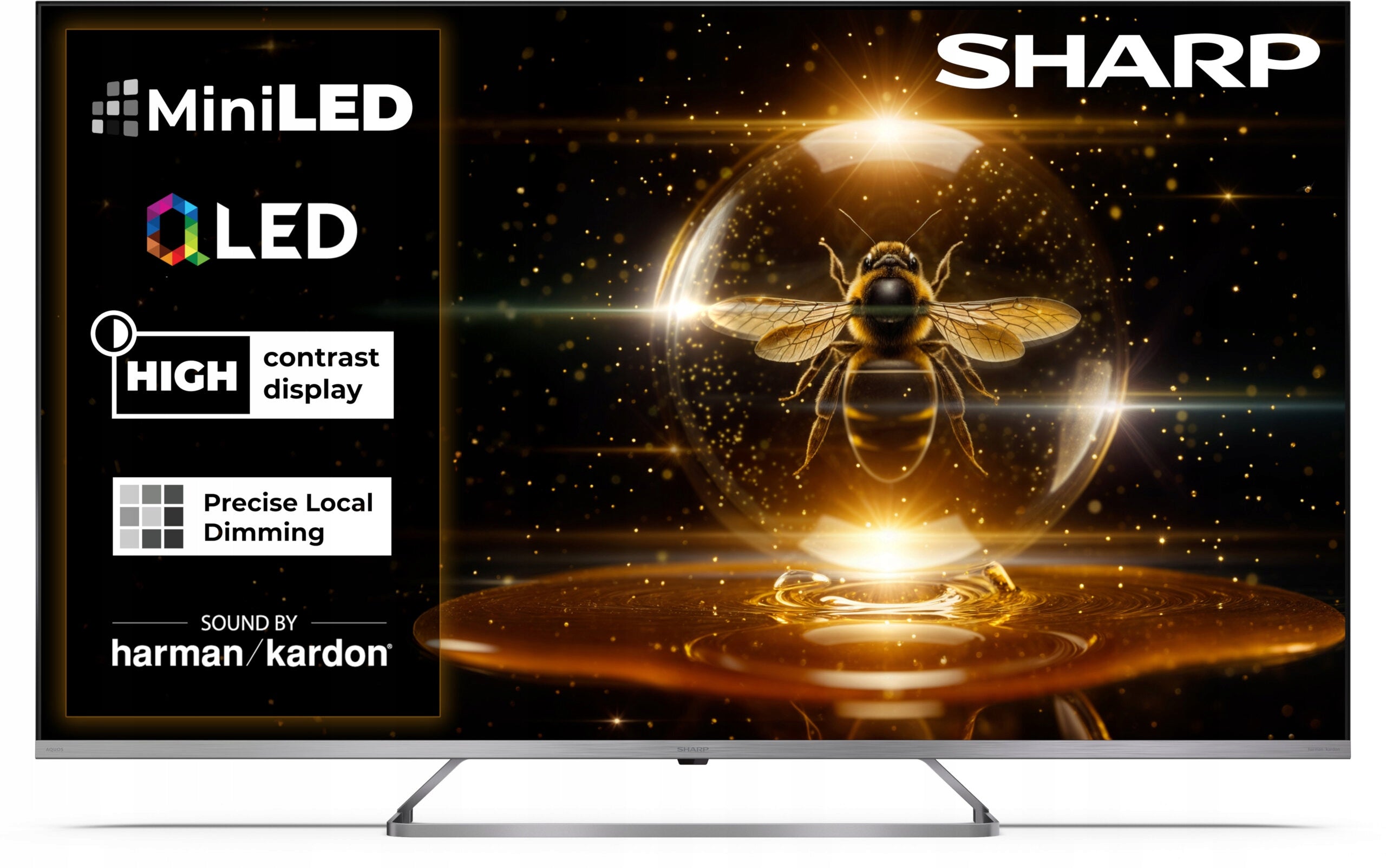 SHARP 50JP7765E 50" QLED 4K Google TV Dolby Atmos HD format 4K UHD