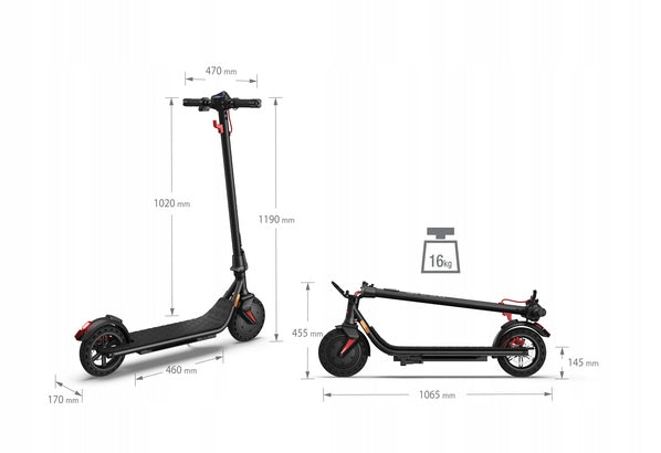 SHARP EM-KS3 electric scooter wheels 8,5 350W Packaging status original