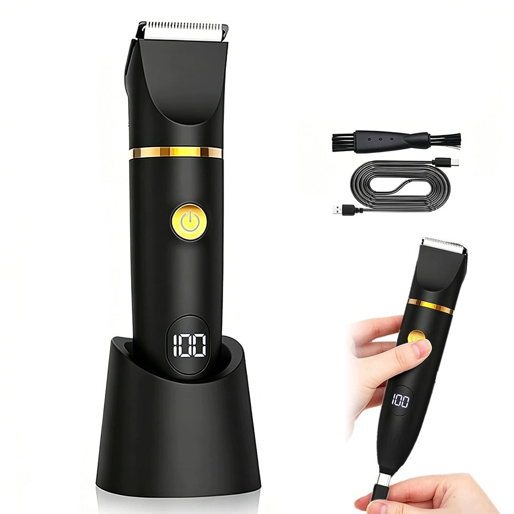 SHAVER MEN'S ELECTRIC BEARD SHAVER BODY BEARD + TRIMMER