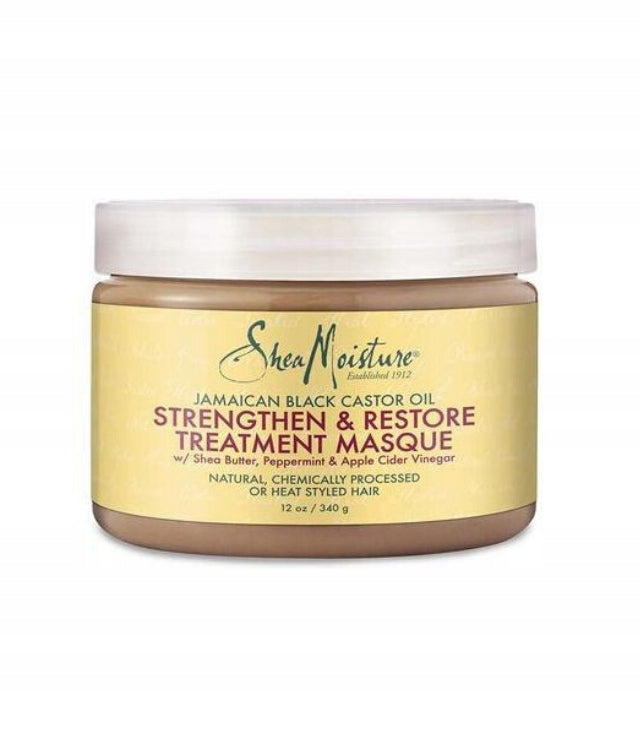 Pflegende Haarmaske Shea Moisture Jamaican Black Castor Oil, 340 g