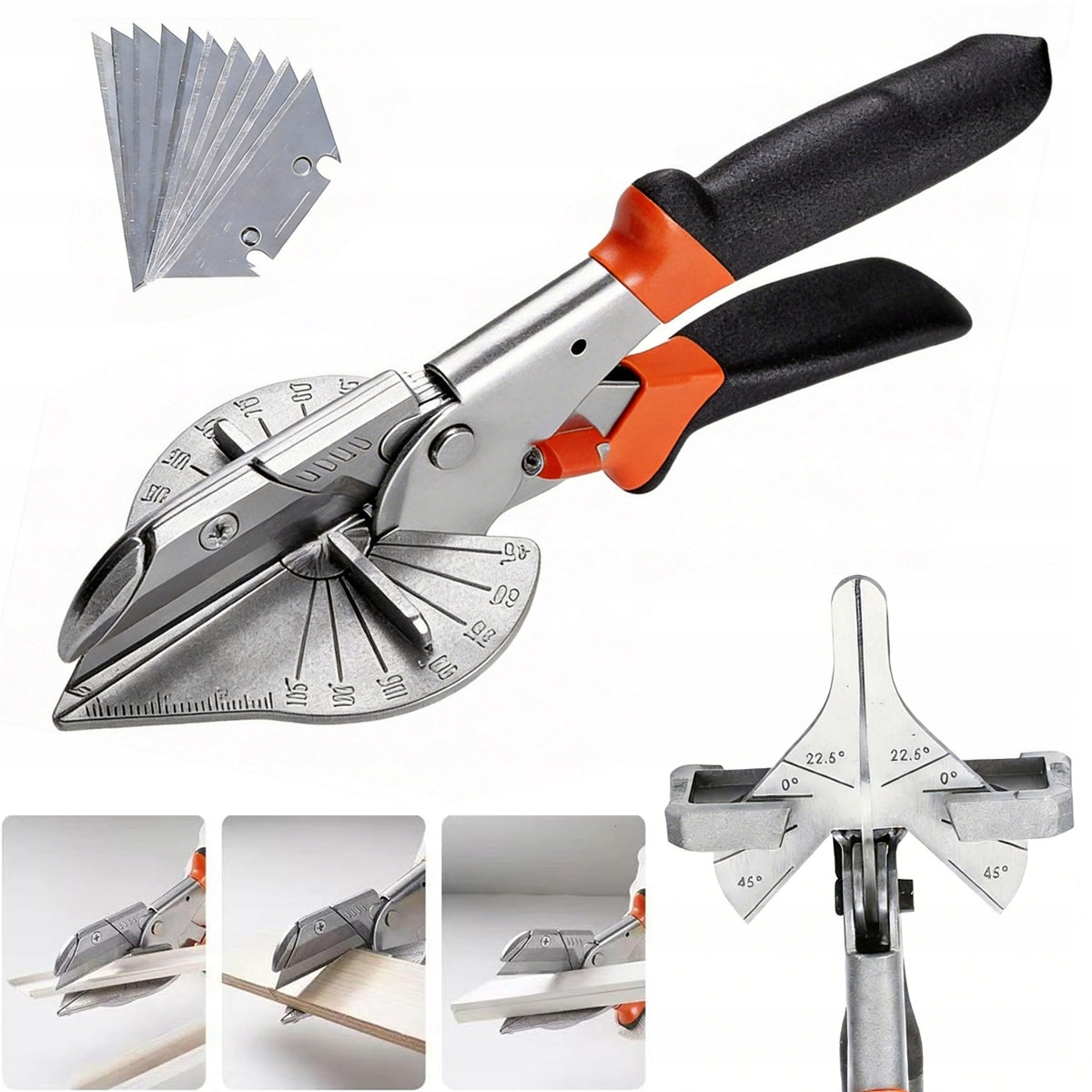SHEARS FOR ANGLE CUTS OF STRIPS, ANGLE TUBES