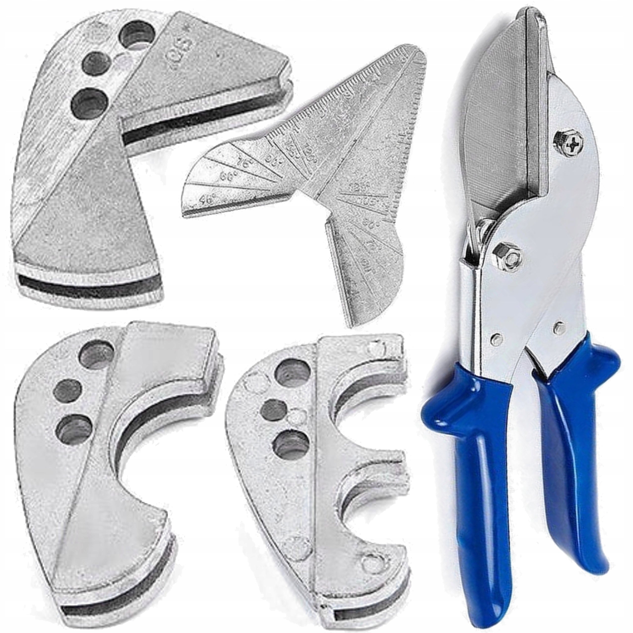 SHEARS FOR CUTTING PROFILE STRIPS GASKETS WITH PROTRACTOR 3 BLADES EAN (GTIN) 5905178775246