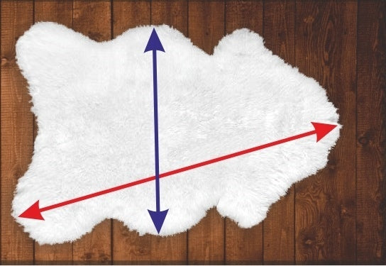 SHEEPSKIN 120-130 cm LARGE GIANT XXL Manufacturer code 1