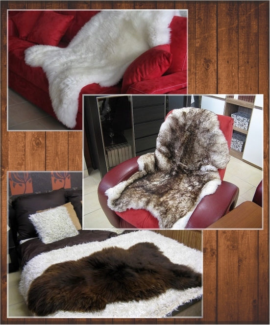 SHEEPSKIN 120-130 cm LARGE GIANT XXL Thickness 25 mm
