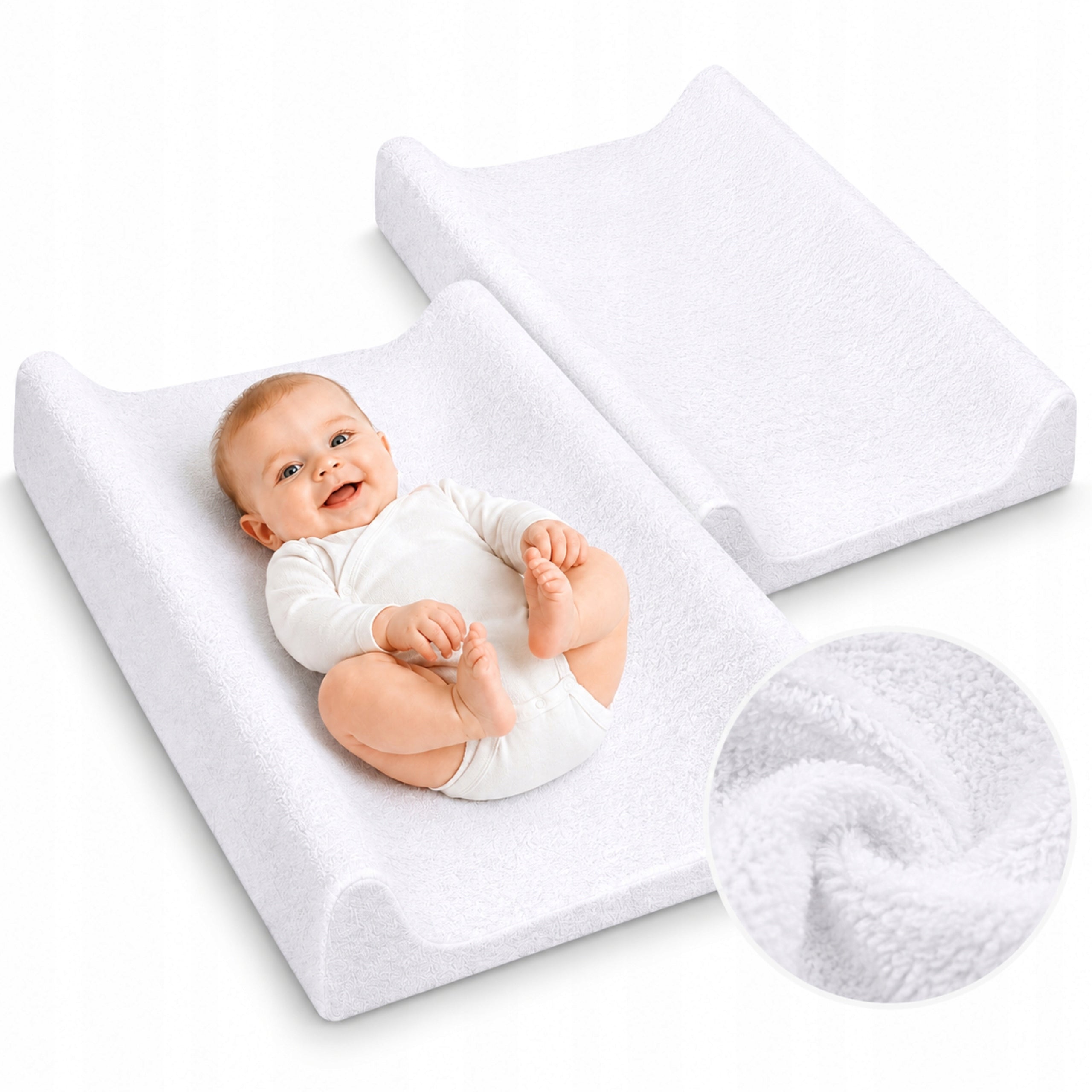 SHEET CHANGING TABLE COVER FOR COT 120X60 WHITE