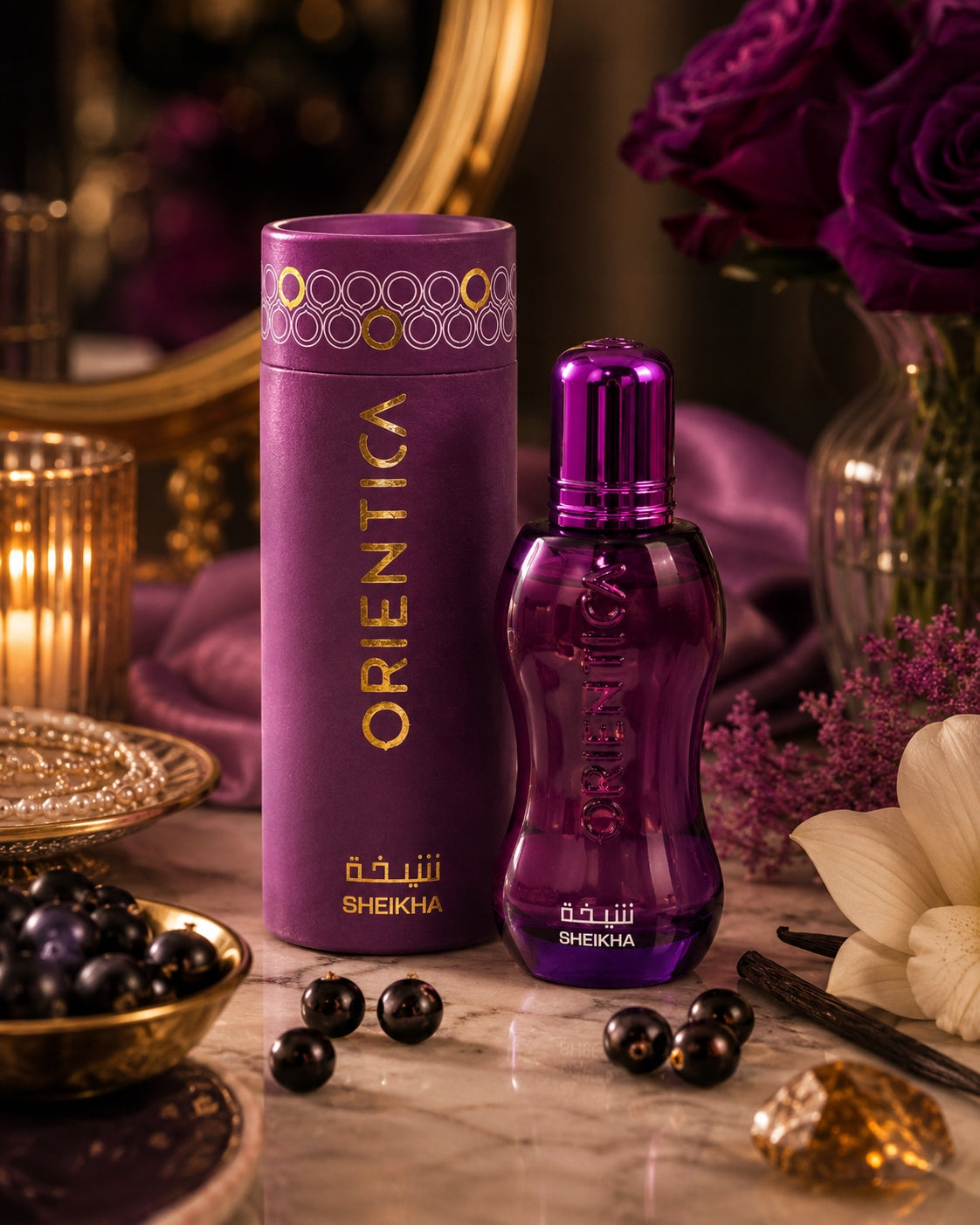 SHEIKHA WOMEN'S PERFUME 30 ml ORIENTICA FRUITY POWDER BEAUTIFUL SWEET Manufacturer code Perfumy Arabskie dla kobiety na dzień kobiet