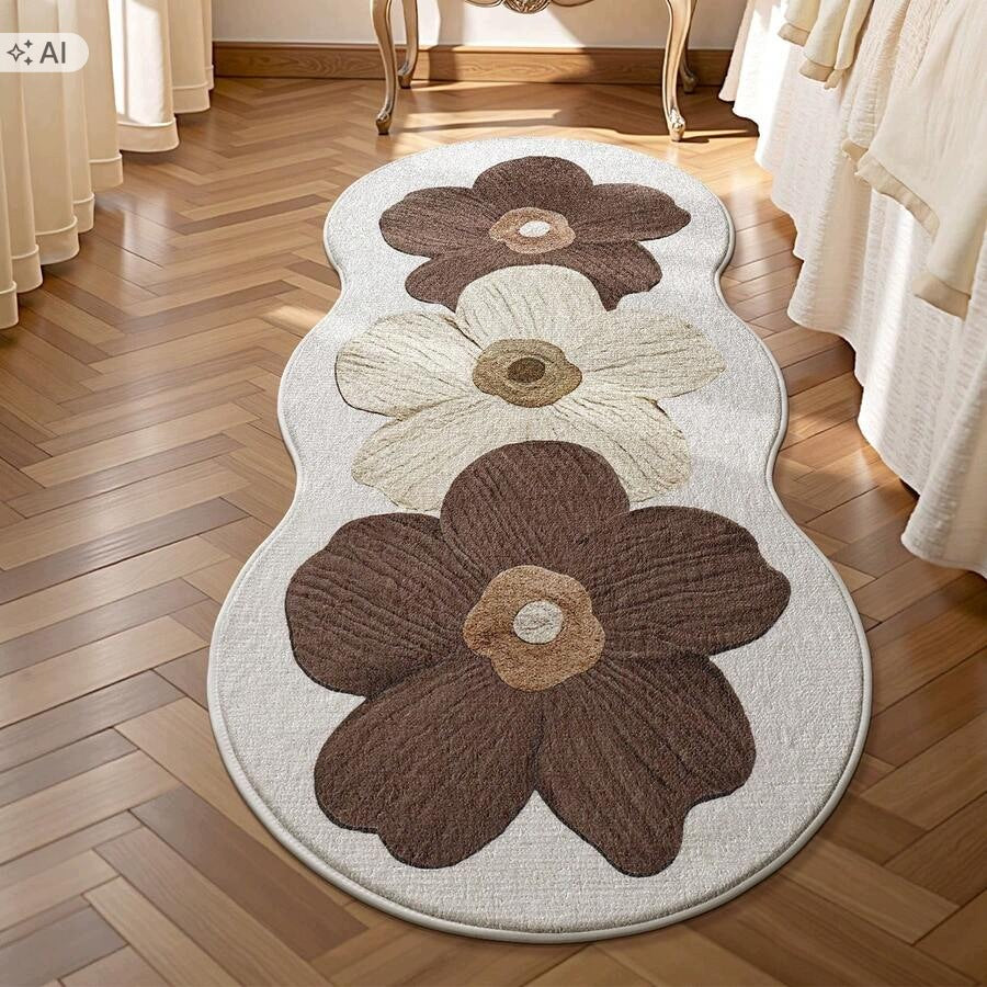 SHEIN COLORFUL CARPET WITH FLOWERS LONG FOR ROOM 70*160 cm 1ŁA Brand Shein
